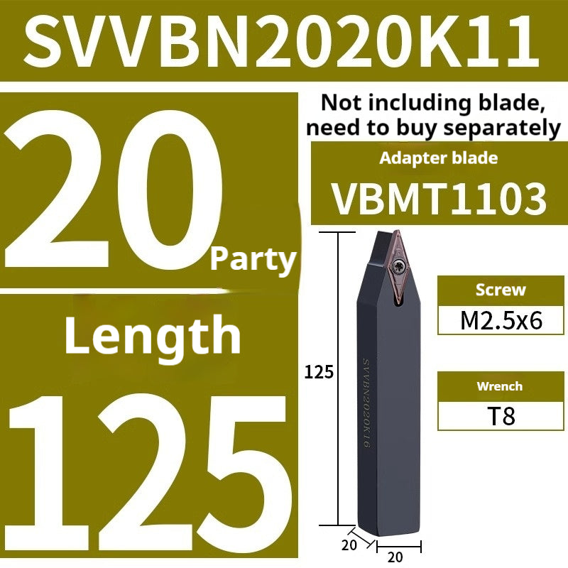 2014-CNC tool holder, cylindrical turning, tool holder, sharp cutter, centering tool holder, SVVCN2020K16 2525M16 lathe tool Shandong Denso Pricision Tools Co.,Ltd.